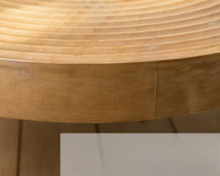 Round Light Lux Wooden Tables