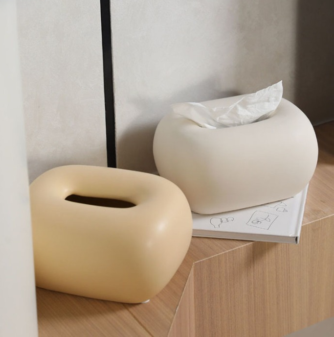 Ceramic Round Corner Tissue Boxes
