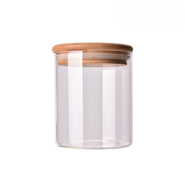 Oval Glass Organizer Jars