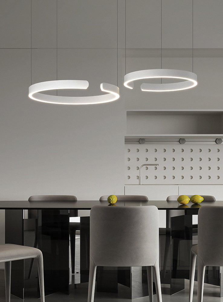 Round Ring Chandelier Light Fixture