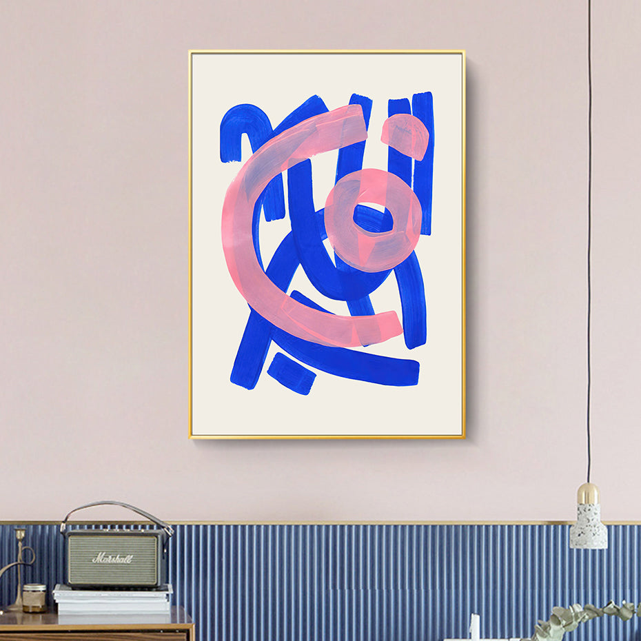 Brush Strokes Canvas Poster