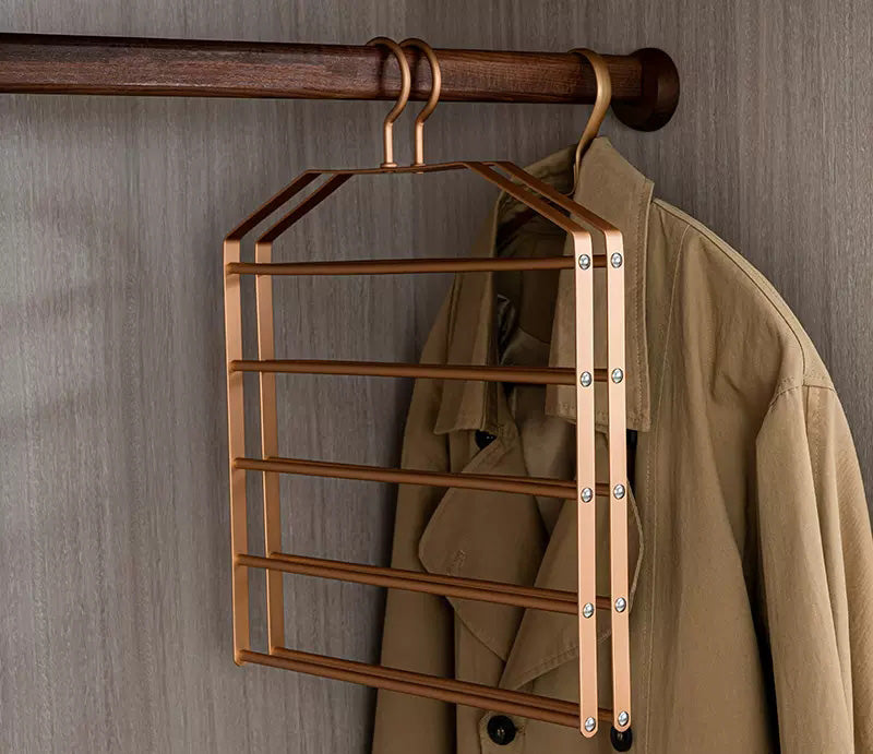 5 in 1 Light Lux Multi-Layer Hanger Wardrobe Rack