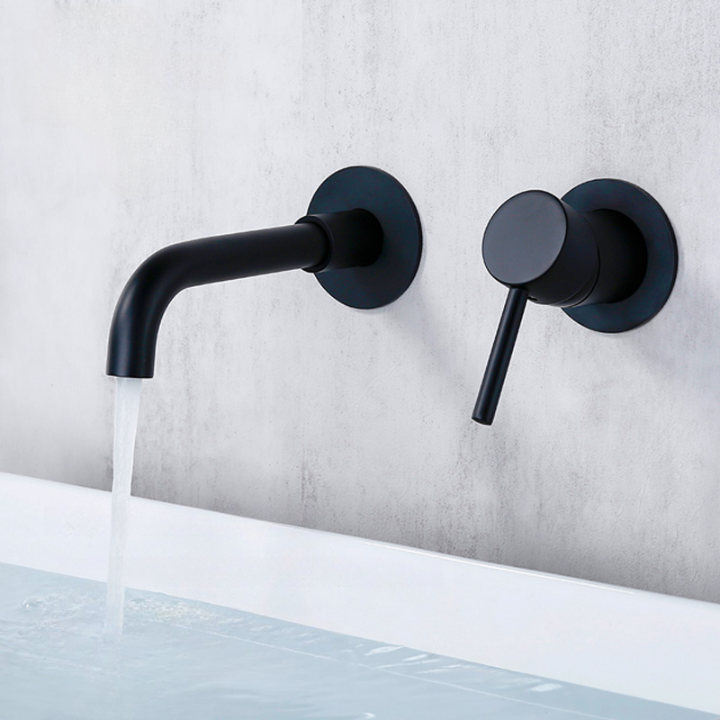 Wall Mounted Basin Faucet with Single Handle