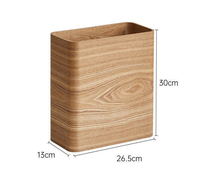 Light Lux Wood Trash Can