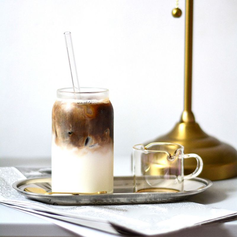 Small Glass Milk Cup