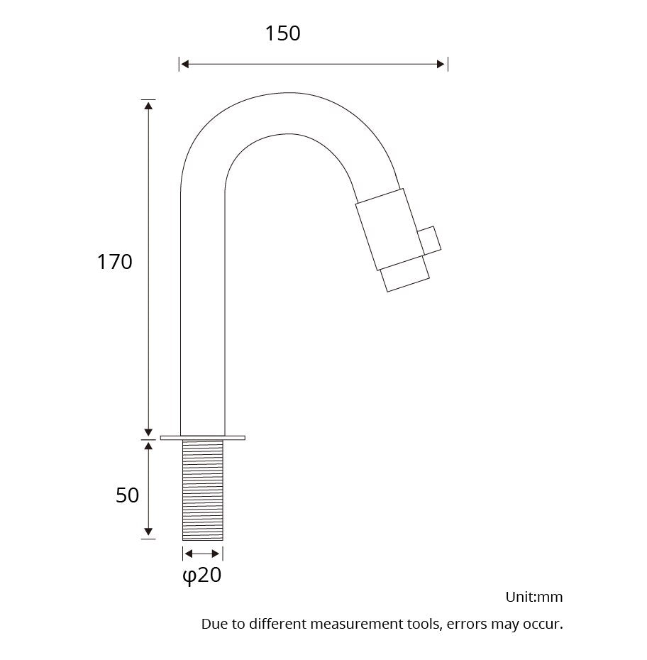 Long Single Handle Basin Faucet