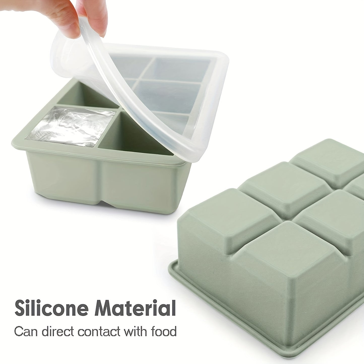 Multiple Sizes Silicone Ice Cube Trays