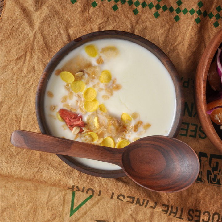 Wooden Salad Bowls + Wooden Spoons