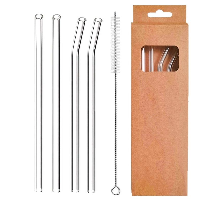 15cm Glass Straws