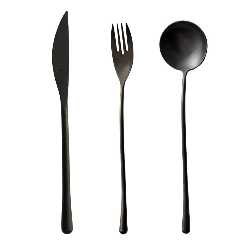 Black Stainless Steel Cutlery