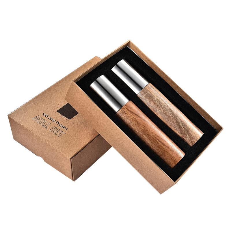 Light Lux Wooden Spice Mill Set
