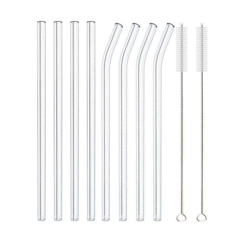 20cm Glass Straws