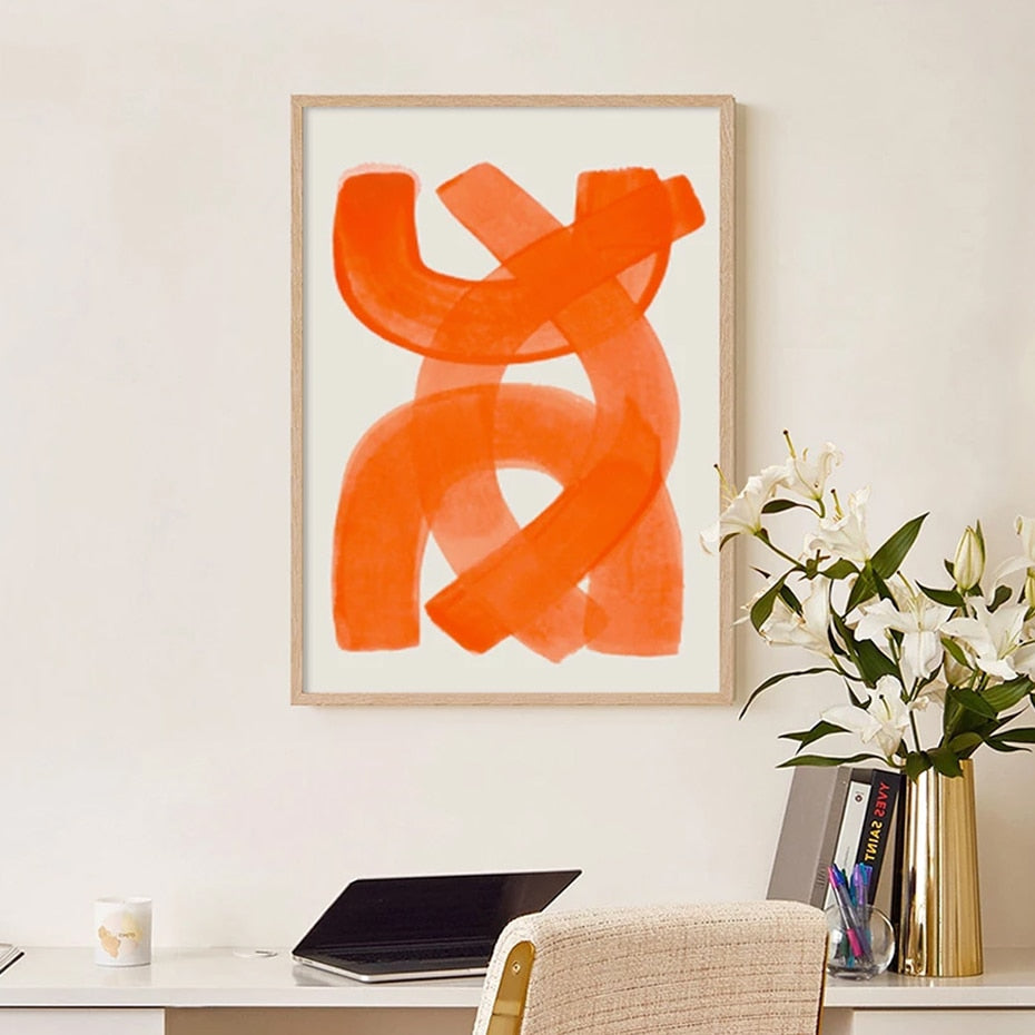 Brush Strokes Canvas Poster