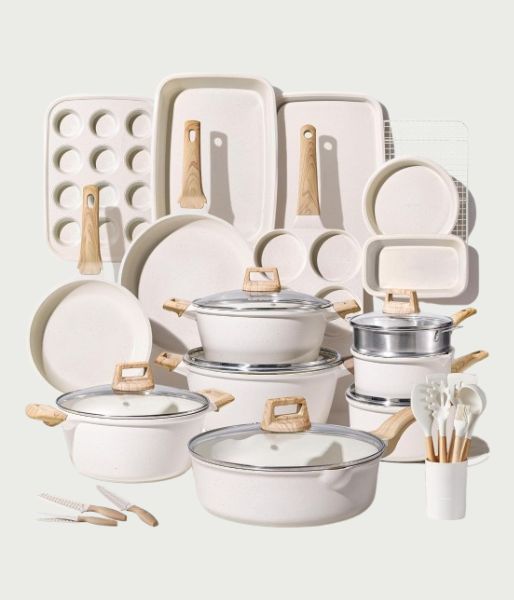 Pots, Pans & Utensil Set (44 Pieces)