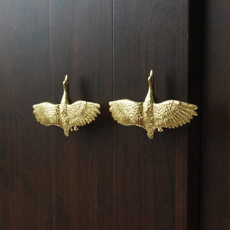 Wild Goose Bird Drawer Cabinet Handle & Knob