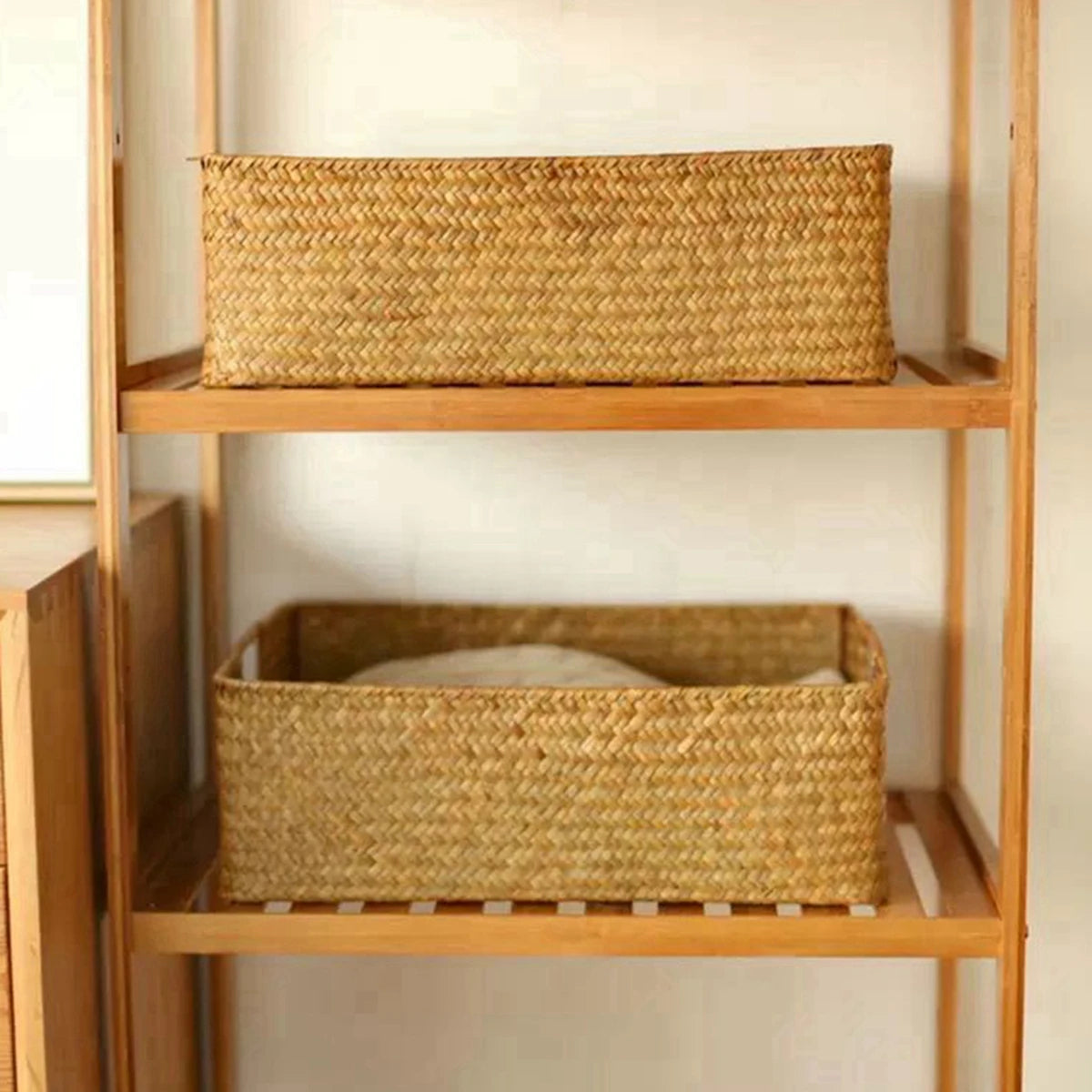 Woven Seagrass Storage Baskets
