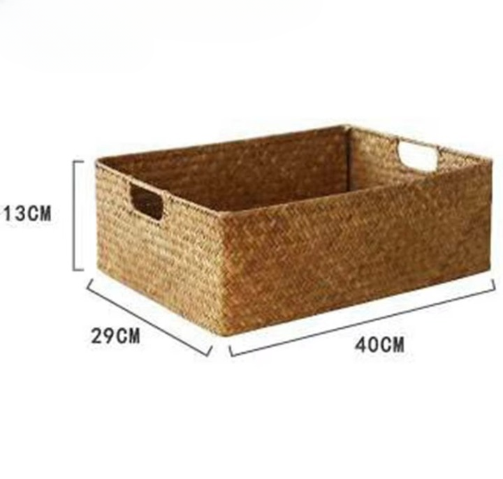 Woven Seagrass Storage Baskets