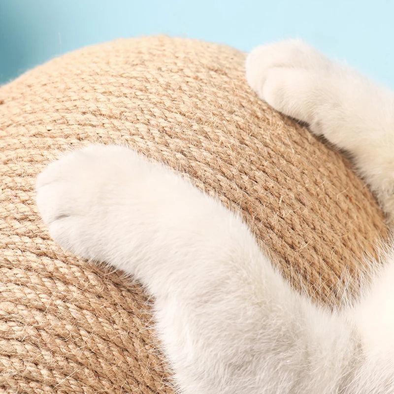 Cat Scratching Rotating Ball Toy