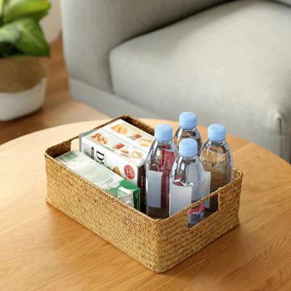 Woven Seagrass Storage Baskets