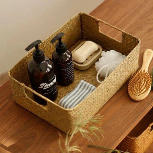 Woven Seagrass Storage Baskets