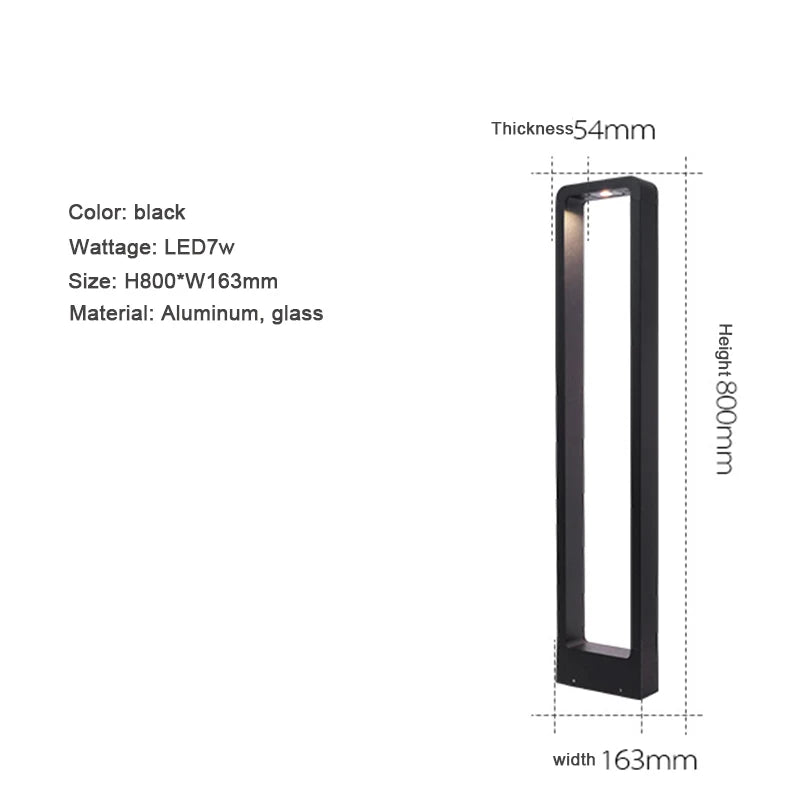 Garden Lawn Walkway Lamp Lights