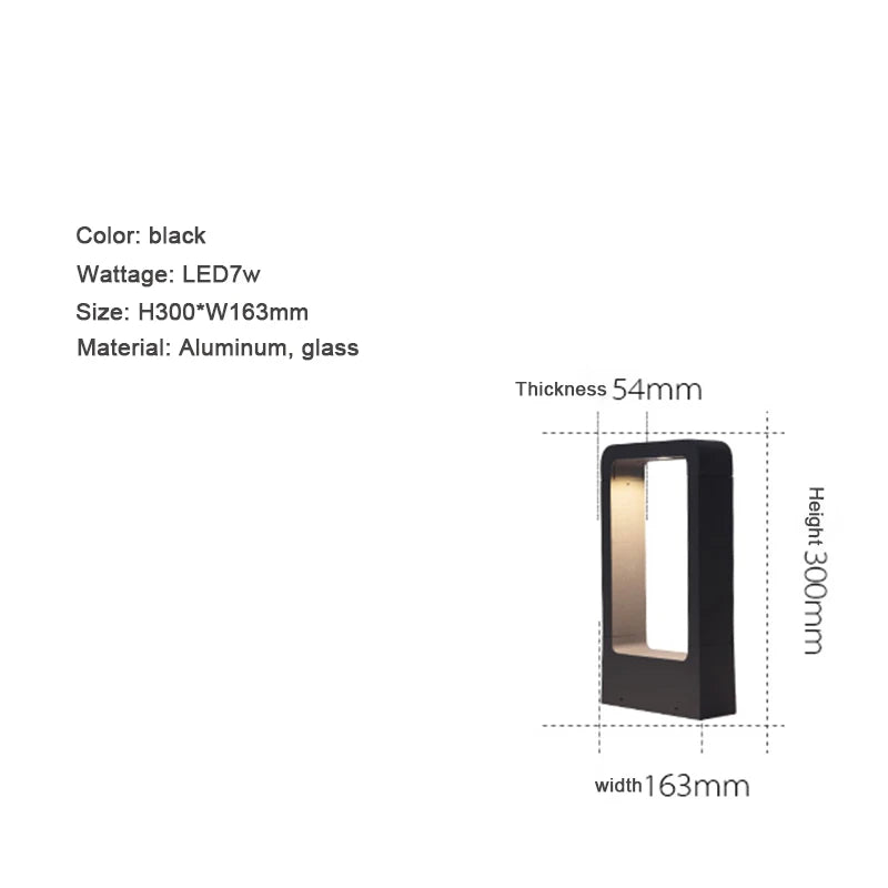 Garden Lawn Walkway Lamp Lights