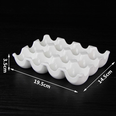 Ceramic 6/12 Grid Egg Box Holders