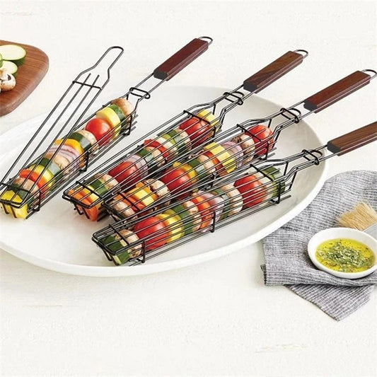 Portable BBQ Grilling Basket Tool