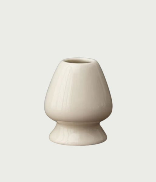 White Classic Ceramic Whisk Stand