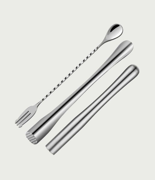 Cocktail Muddler with Long Drink Stirrer