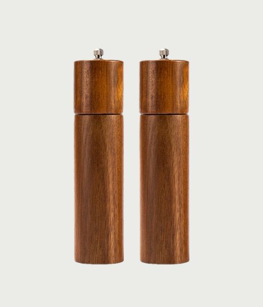 Wooden Salt & Pepper Mill Set