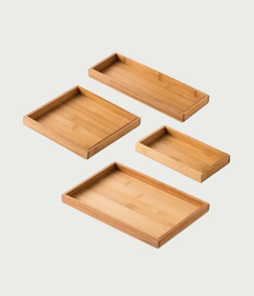 Wooden Drawer Organizer Storage Trays