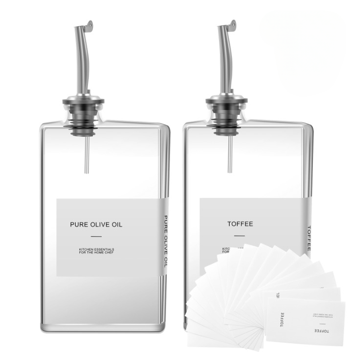 Thin Glass Seasoning Oil Bottle Dispensers