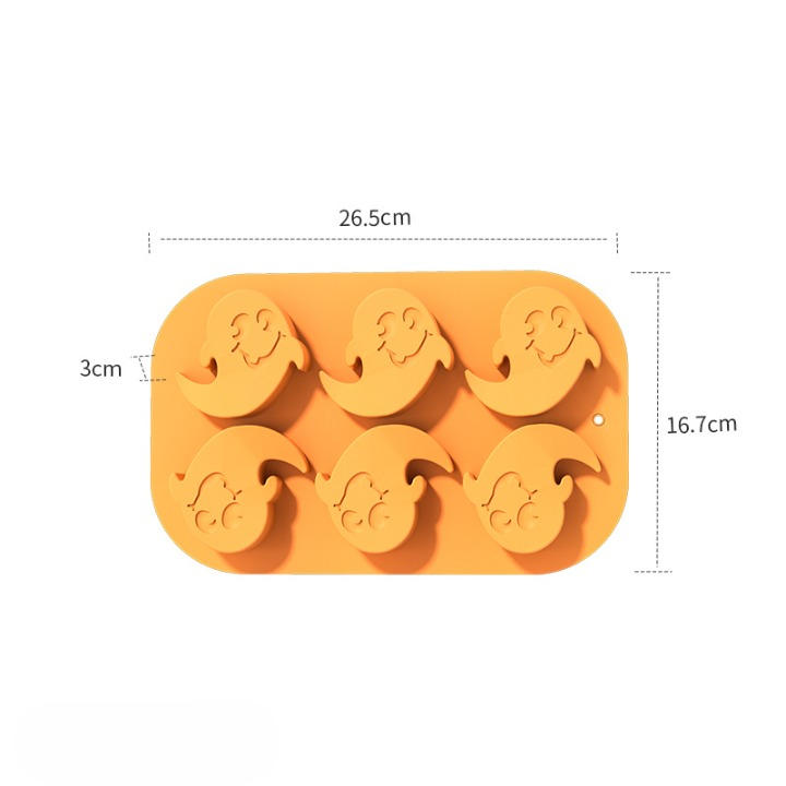Halloween Cake & Candy Silicone Mold Trays