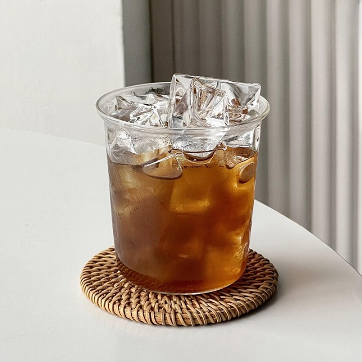 Classic Coffee Latte Cup Glass