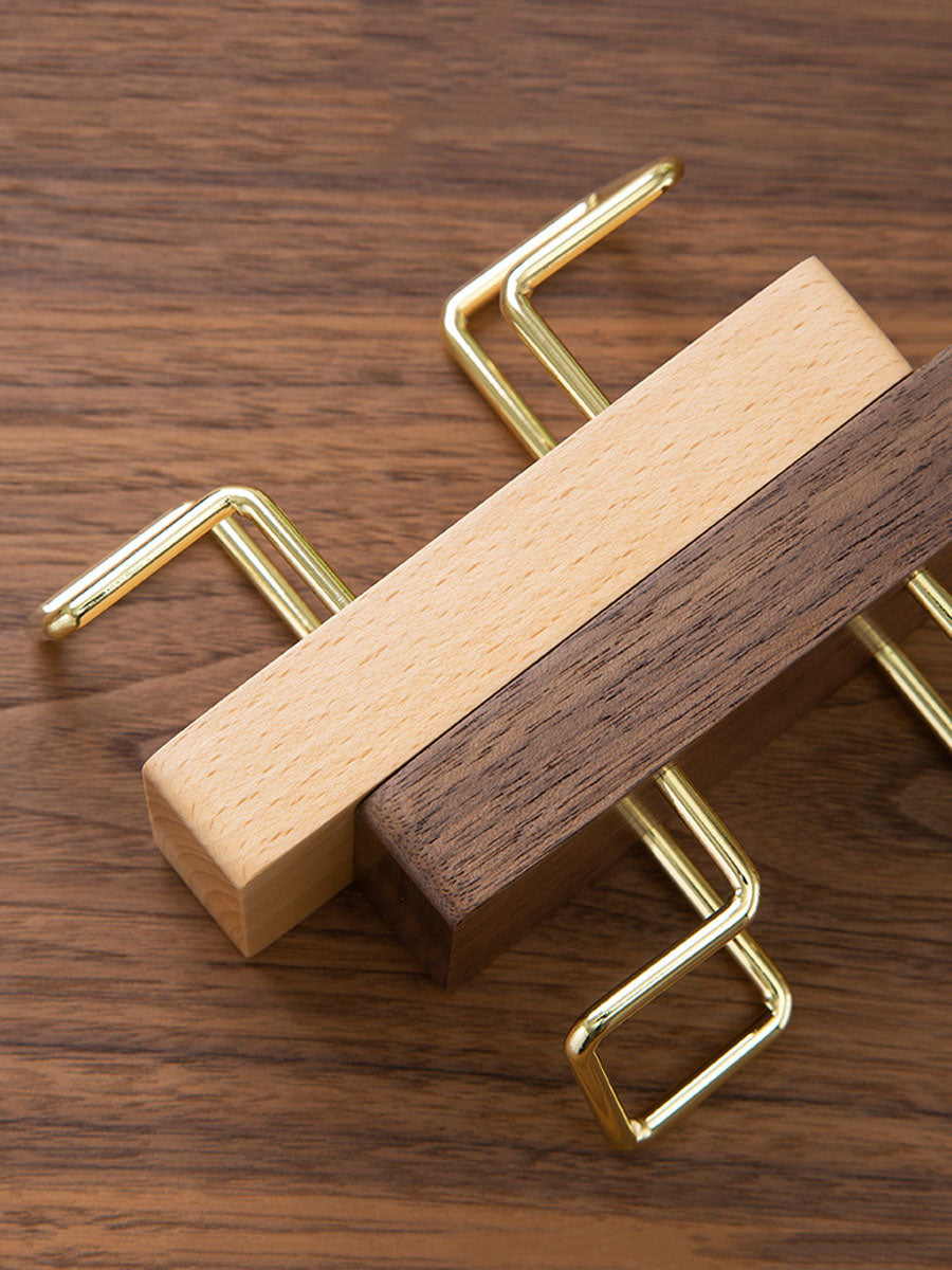 Wooden & Metal Business Card Stands