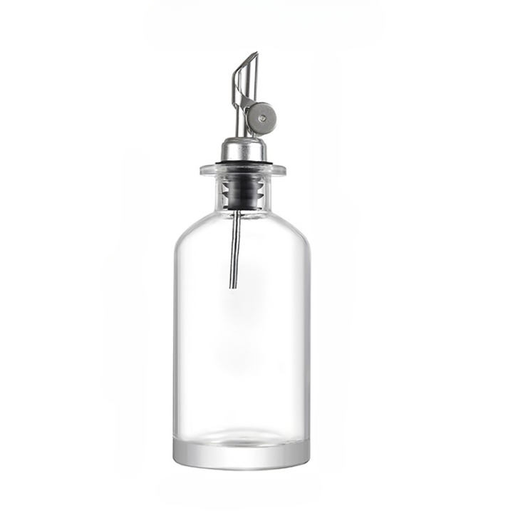 Round Glass Seasoning Oil Bottle Dispenser