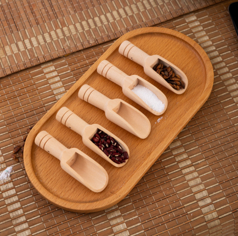 Mini Wooden Spice Scoop
