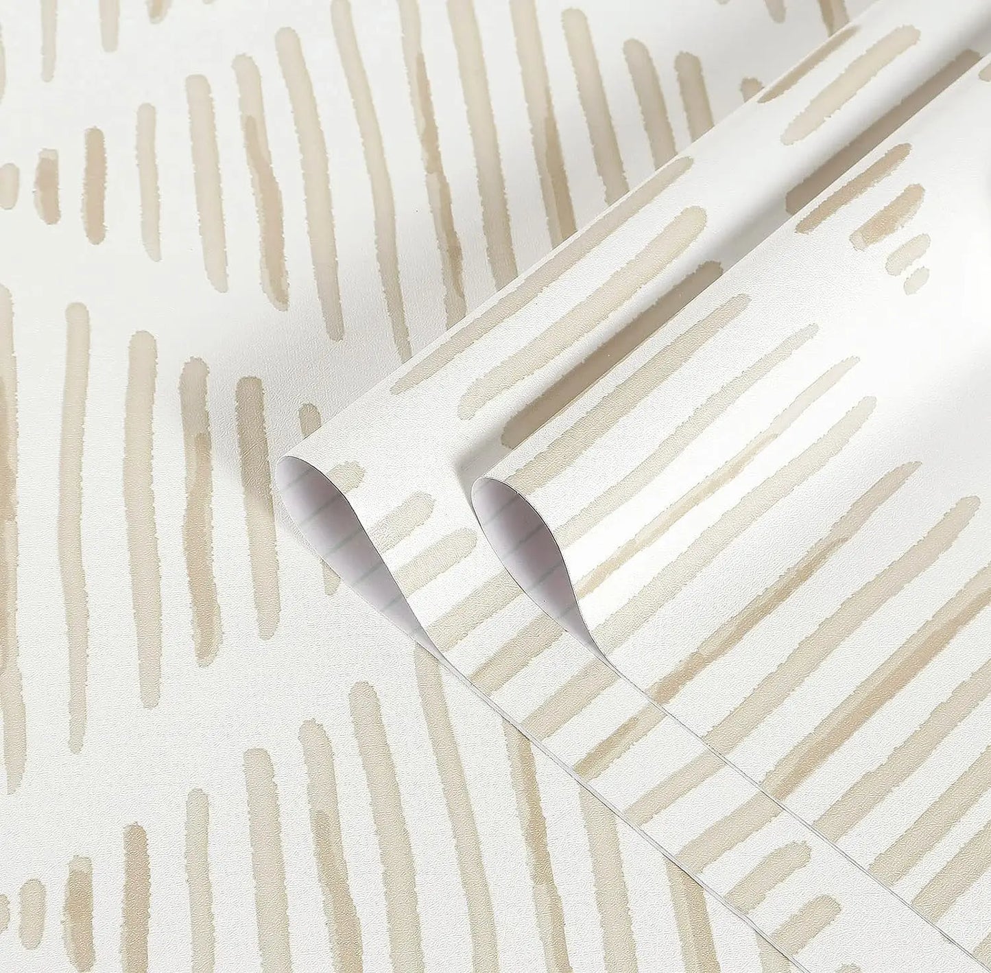 Beige Geometric Peel And Stick Wallpaper