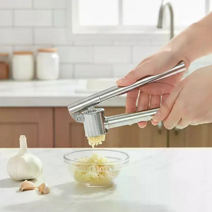 Garlic Mincer Press with Handle (Multiple Styles)