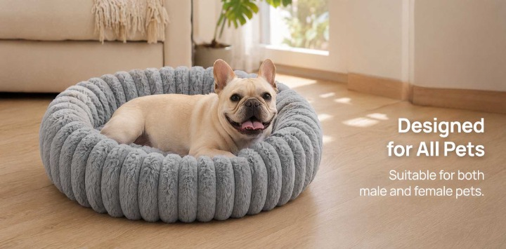 Classic Round Cats & Dogs Bed