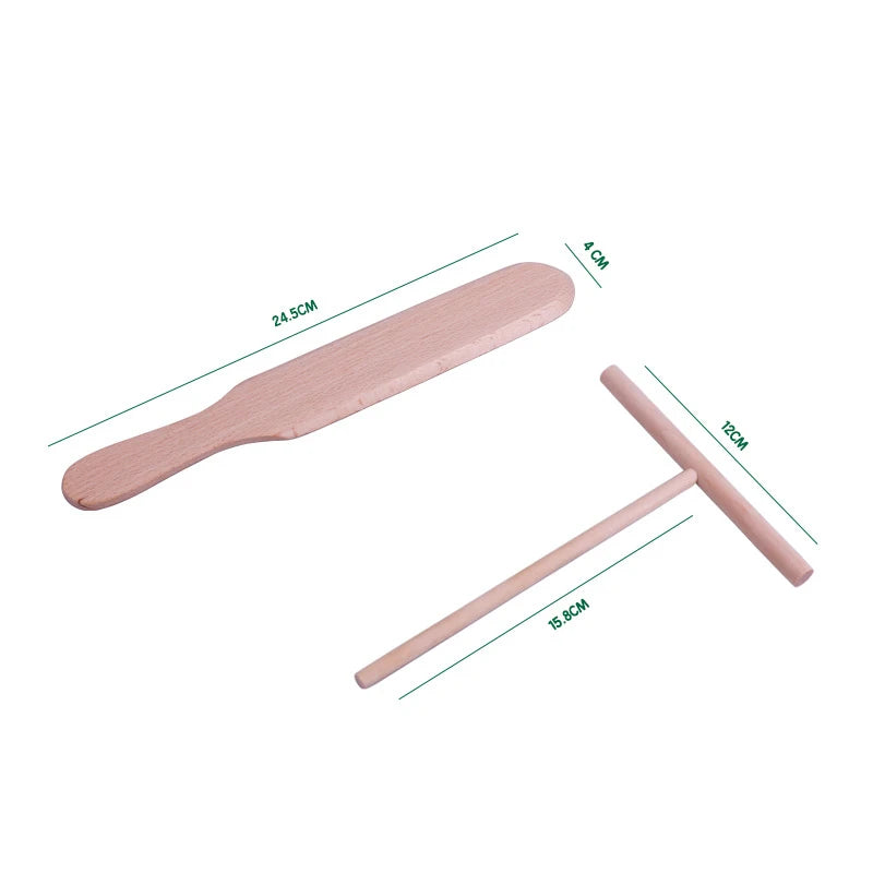 Wooden Crepe Spreader & Spatula
