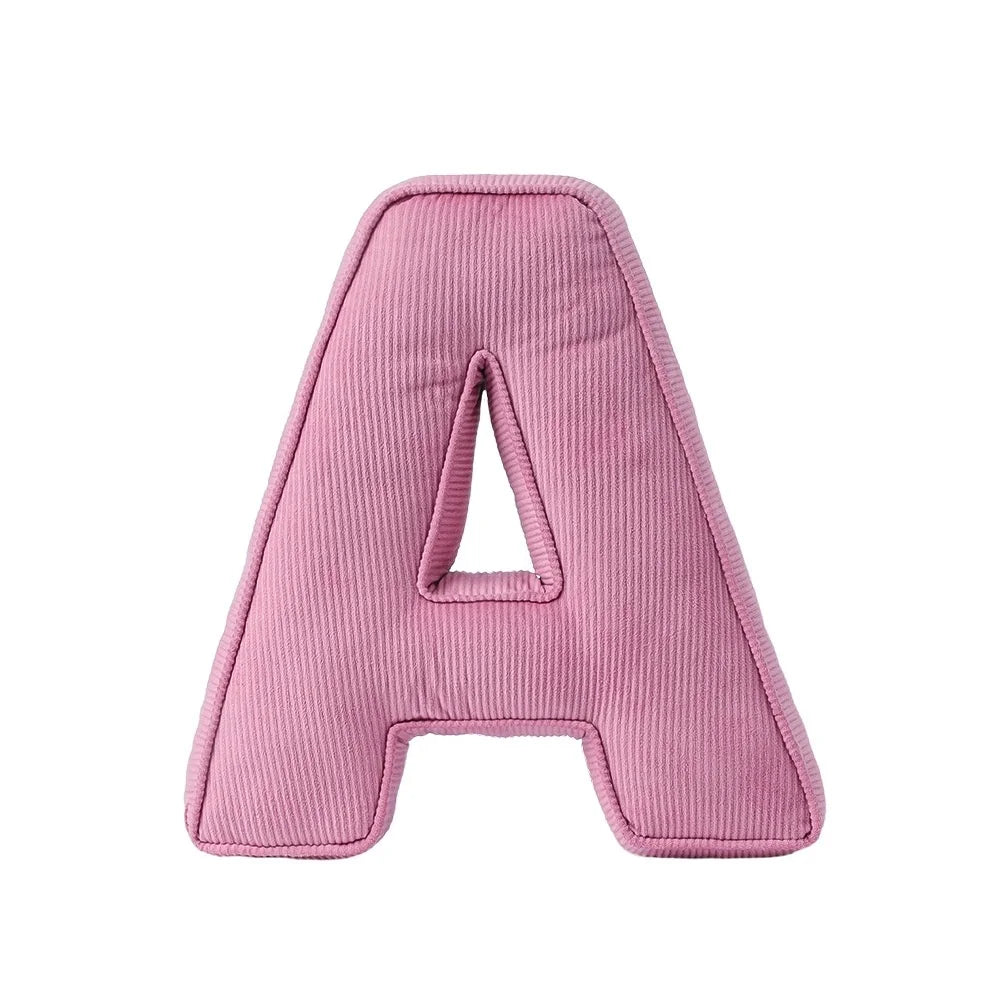 Pink ABC Letter Pillows