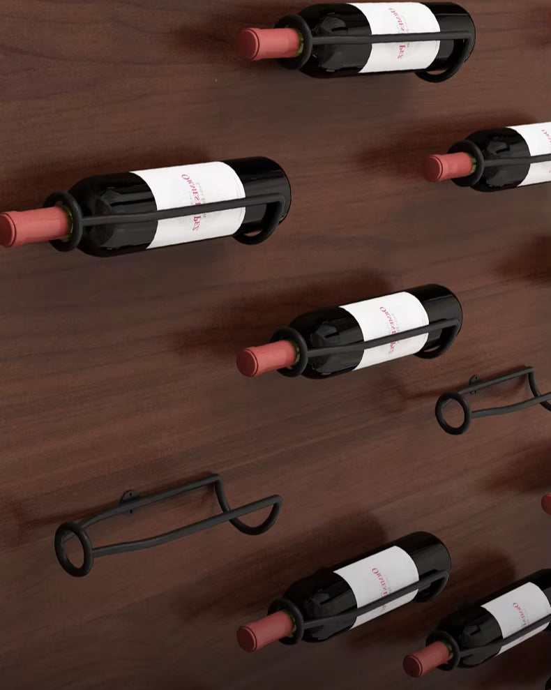 Wall-Mounted Wine Rack Holder