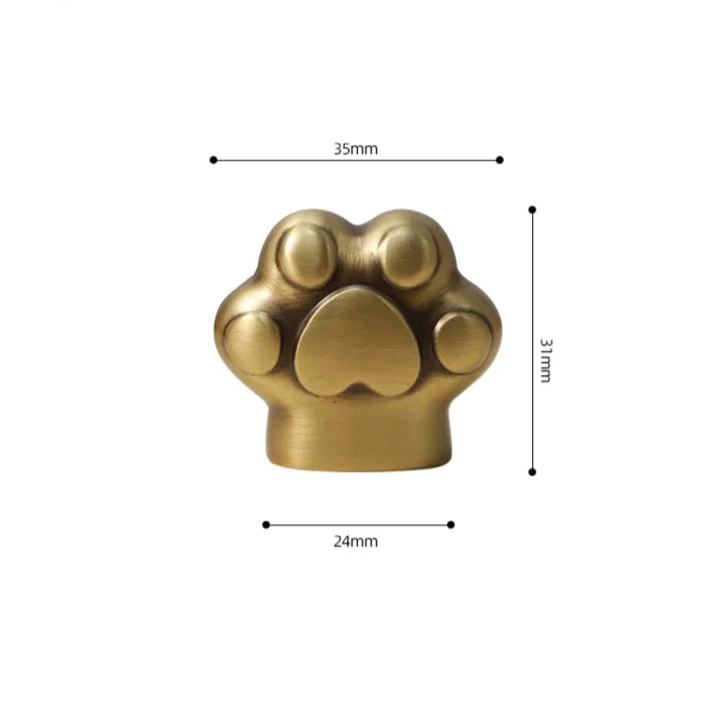 Bronze Paw Shape Cabinet Knob
