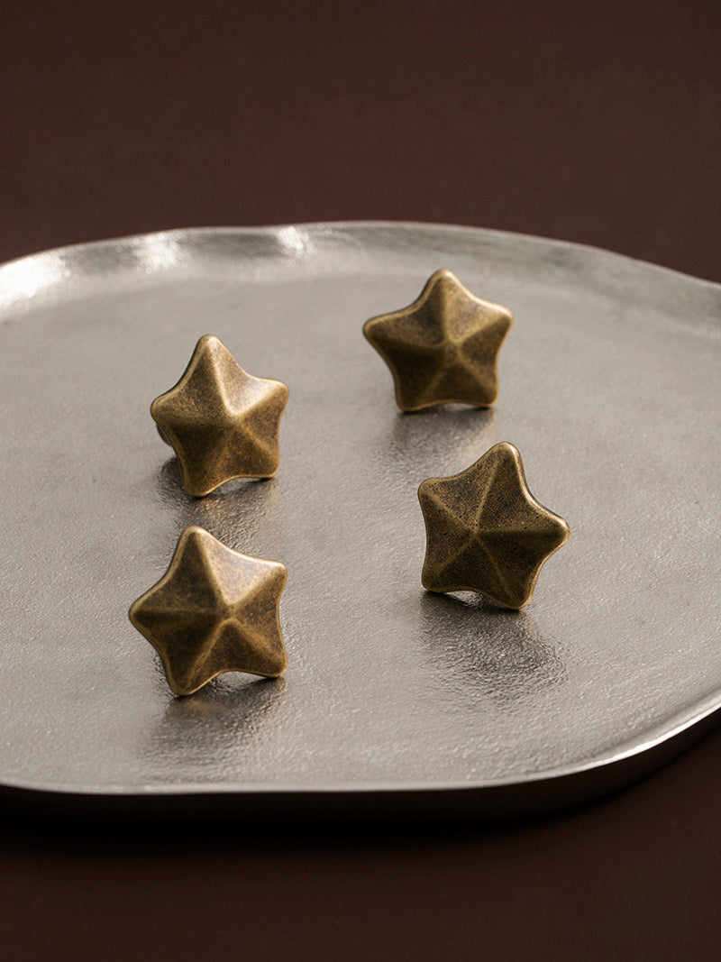 Bronze Star & Cloud Cabinet Knobs