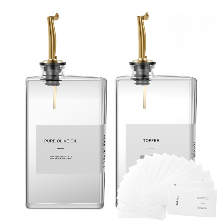 Thin Glass Seasoning Oil Bottle Dispensers