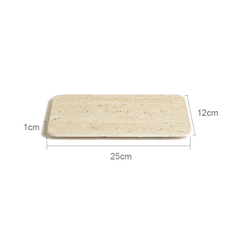 Travertine Style Stone Trays