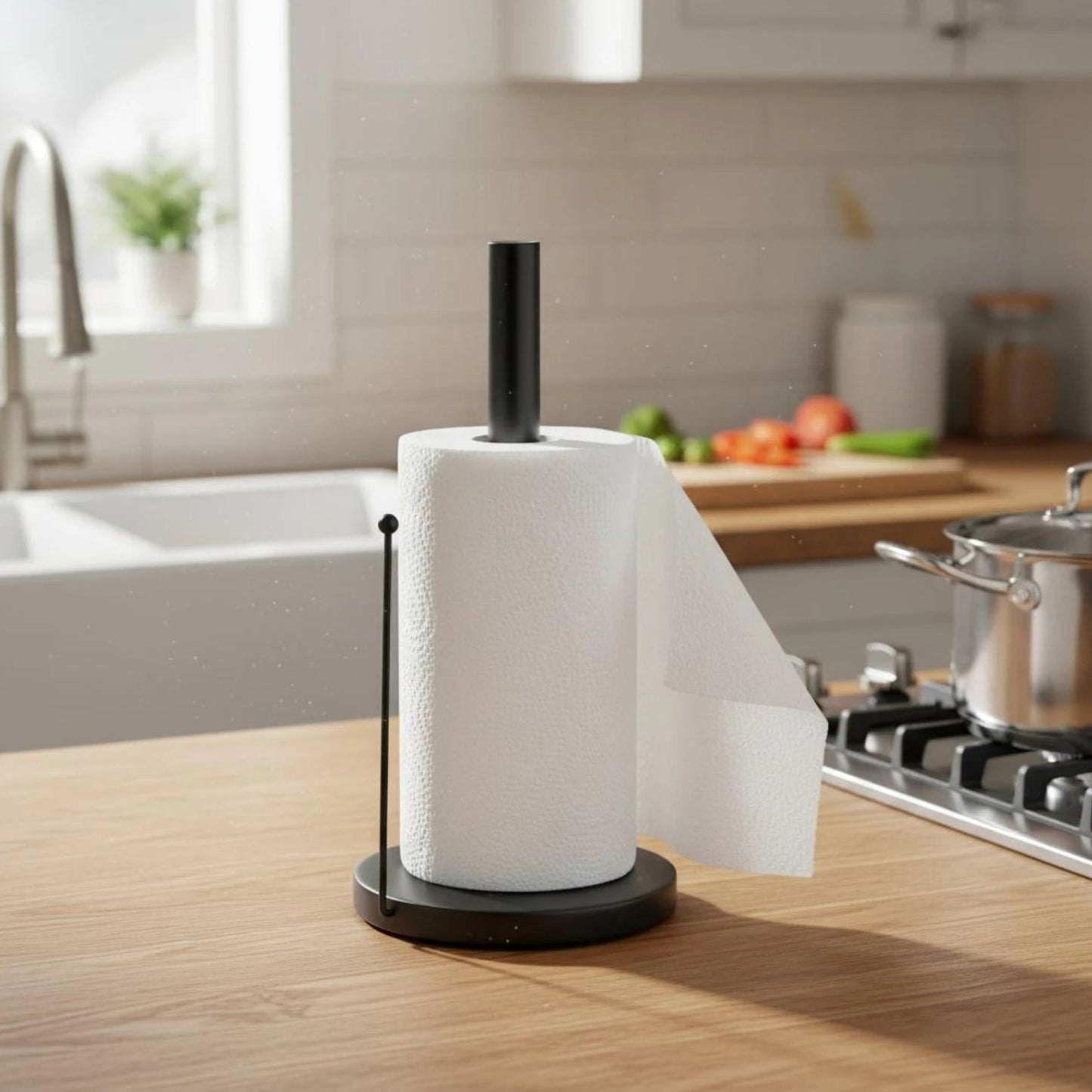 Metal Paper Towel Roll Holder