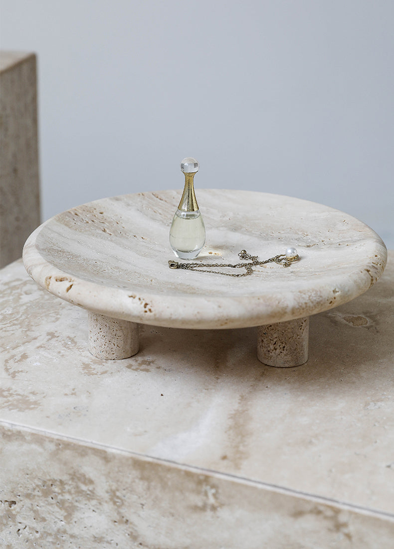 Light Lux Stone Decorative Tray